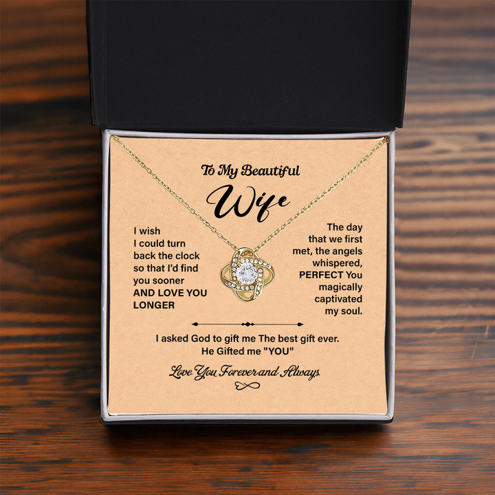 To My Beautiful Wife" letter with eternal love promise