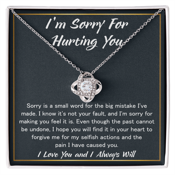 Sorry Necklace For Her, Apology Gift, Meaningful Sorry Gift