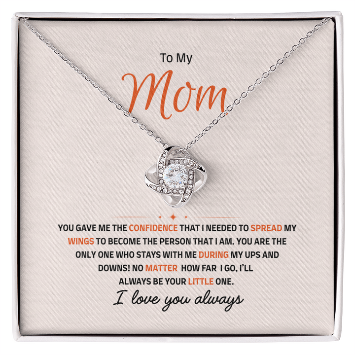 To Mom necklace gift