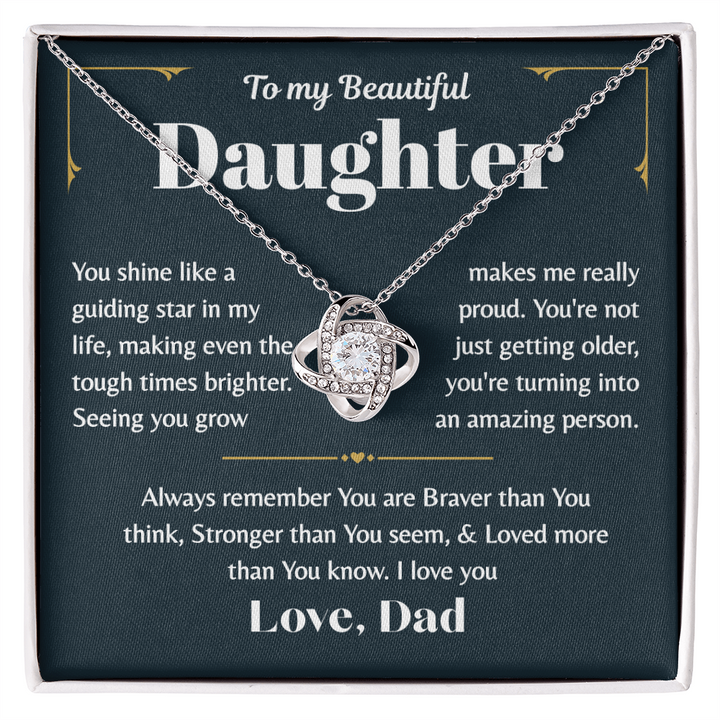 Special daughter gift pendant