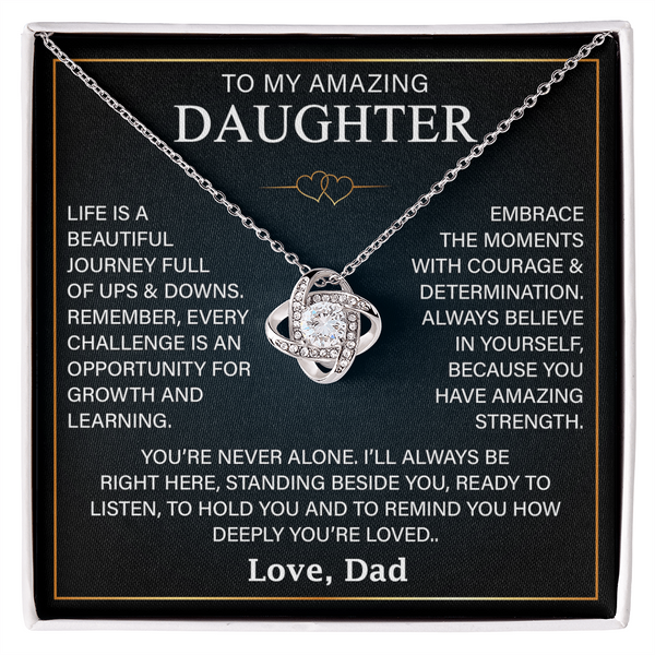 Daughter necklace gift from Dad.