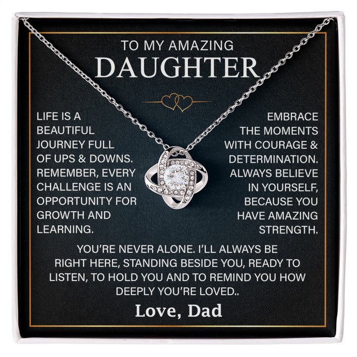 Daughter necklace gift from Dad.
