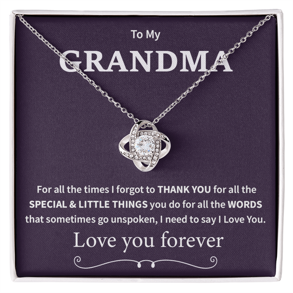 Necklace for Grandma from Granddaughter, Gifts For Her