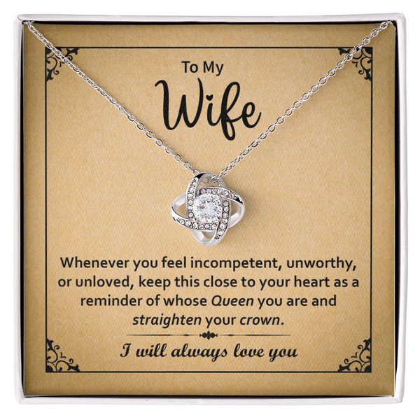 Husband's uplifting message for wife 