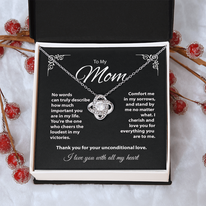 Unconditional love mom jewelry