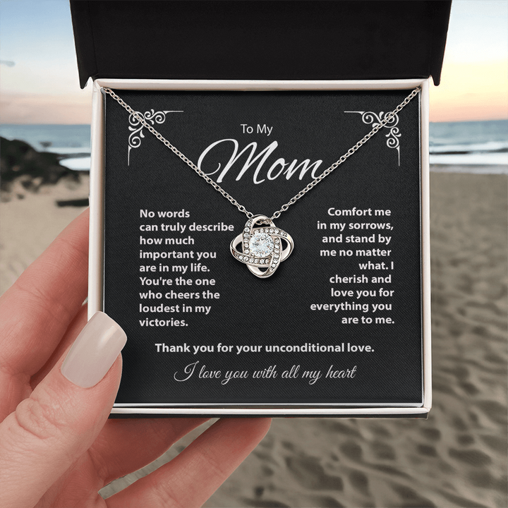 Unconditional love mom jewelry