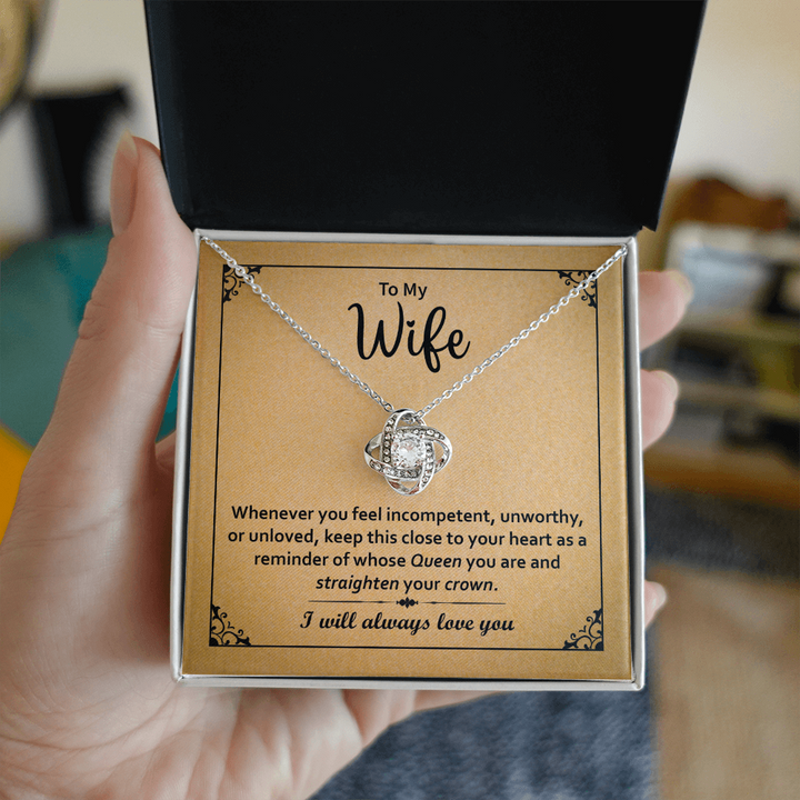 Husband's uplifting message for wife 