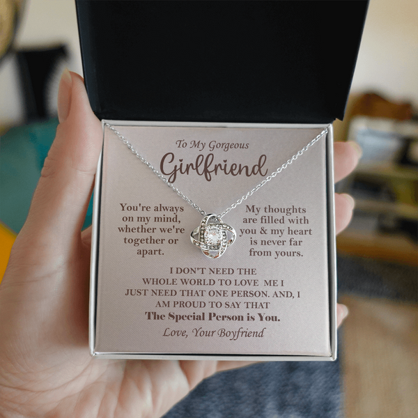 Romantic note for her endless love & support