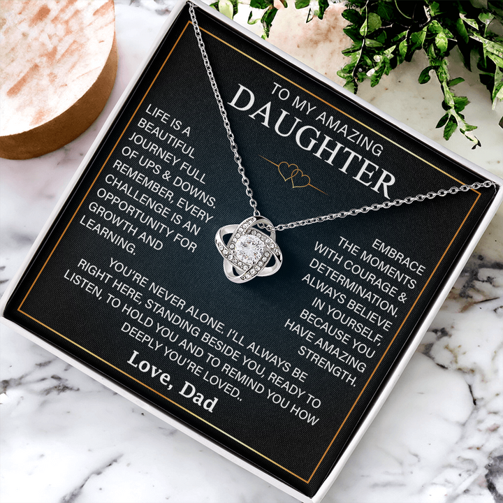Daughter necklace gift from Dad.