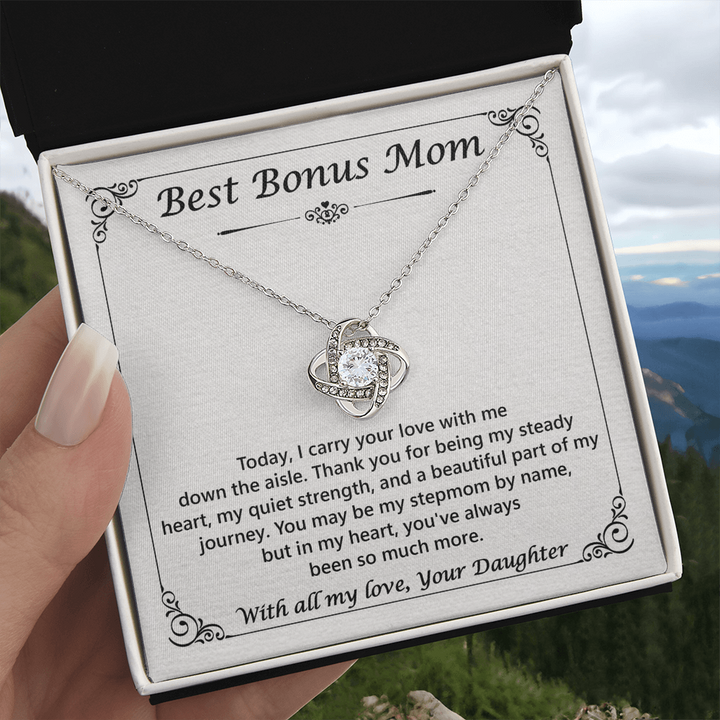 Heartfelt Necklace for Bonus Mom