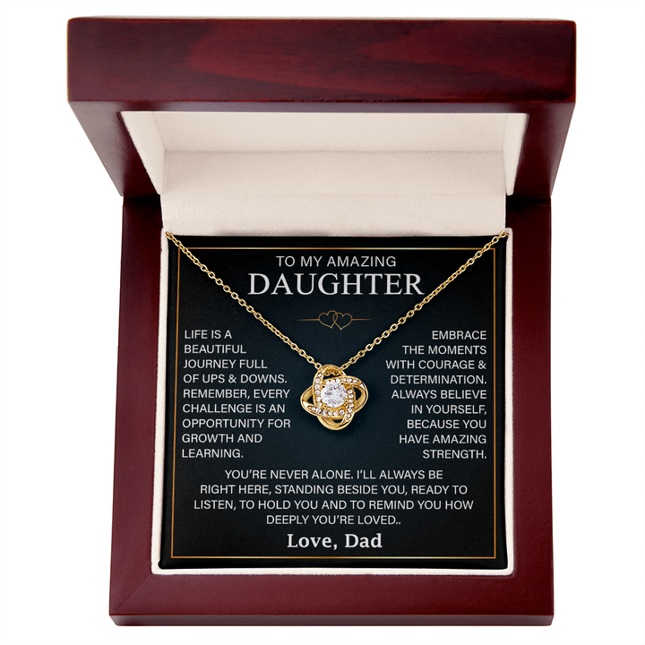 Daughter necklace gift from Dad.