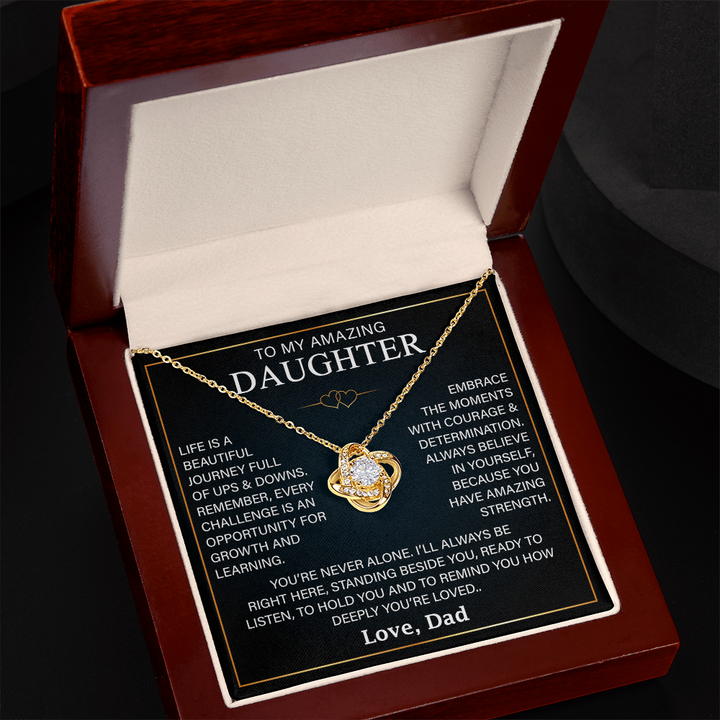 Daughter necklace gift from Dad.
