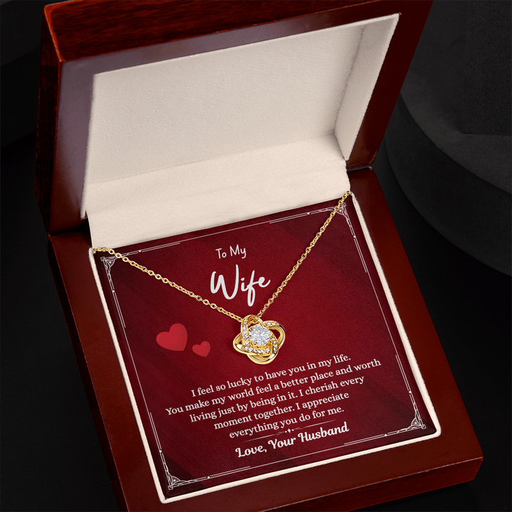 Romantic Gift Necklace for Wife from Husband