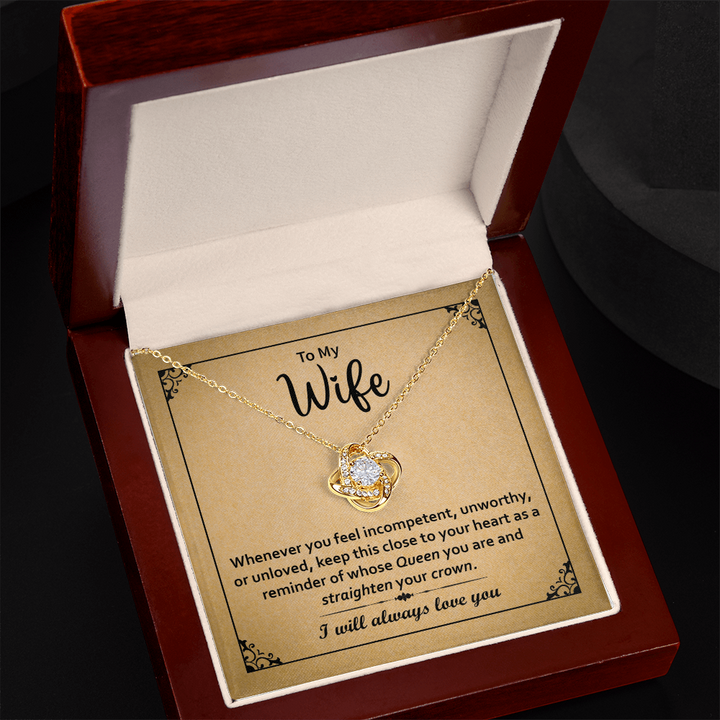 Heartfelt reminder for wife 