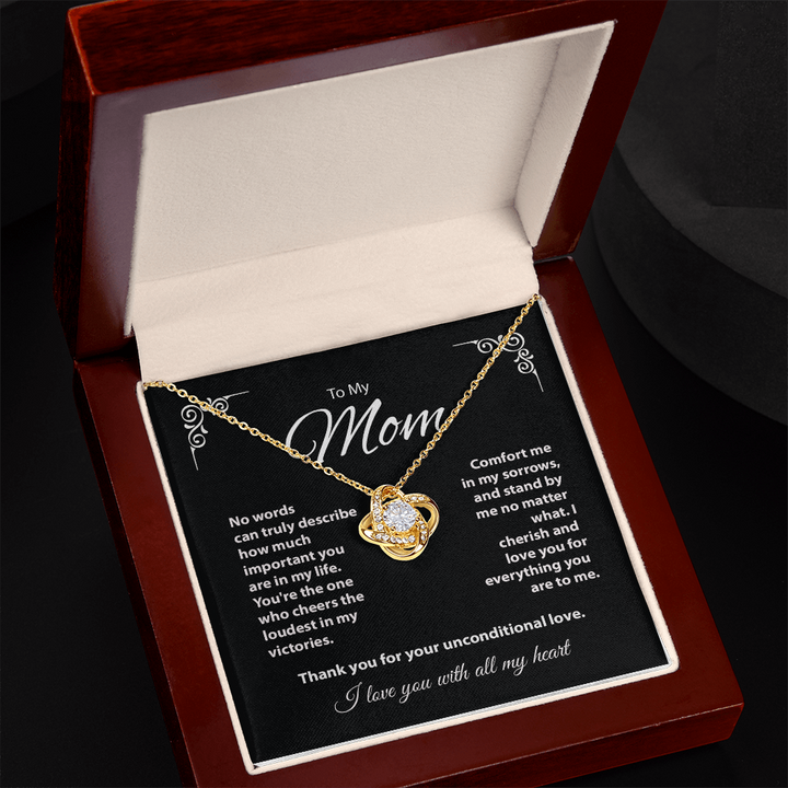Unconditional love mom jewelry
