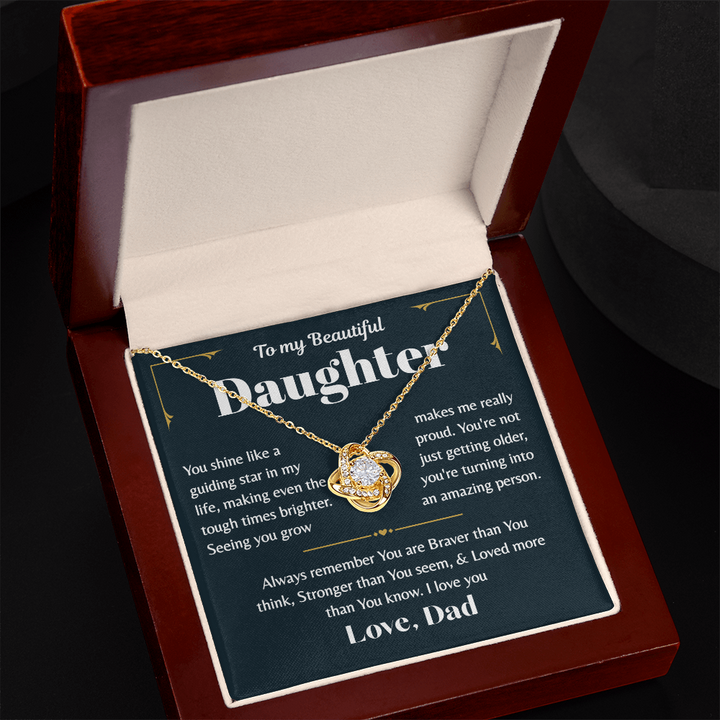 Special daughter gift pendant