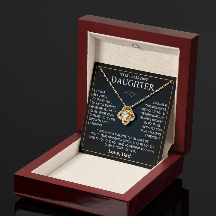 Daughter necklace gift from Dad.