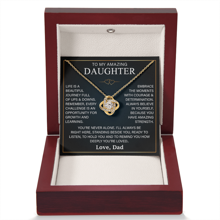 Daughter necklace gift from Dad.