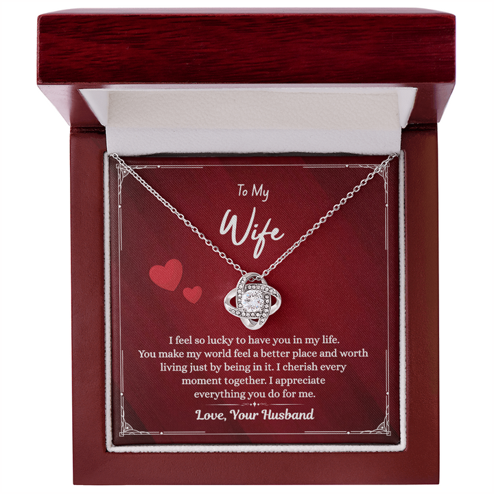 Romantic Gift Necklace for Wife from Husband