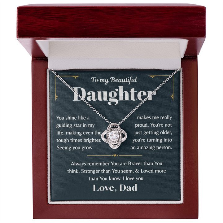 Special daughter gift pendant