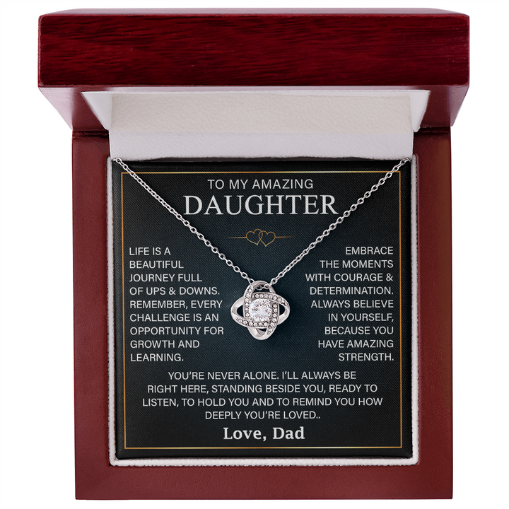 Daughter necklace gift from Dad.