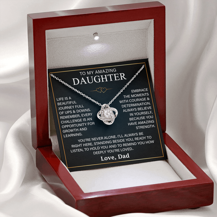 Daughter necklace gift from Dad.