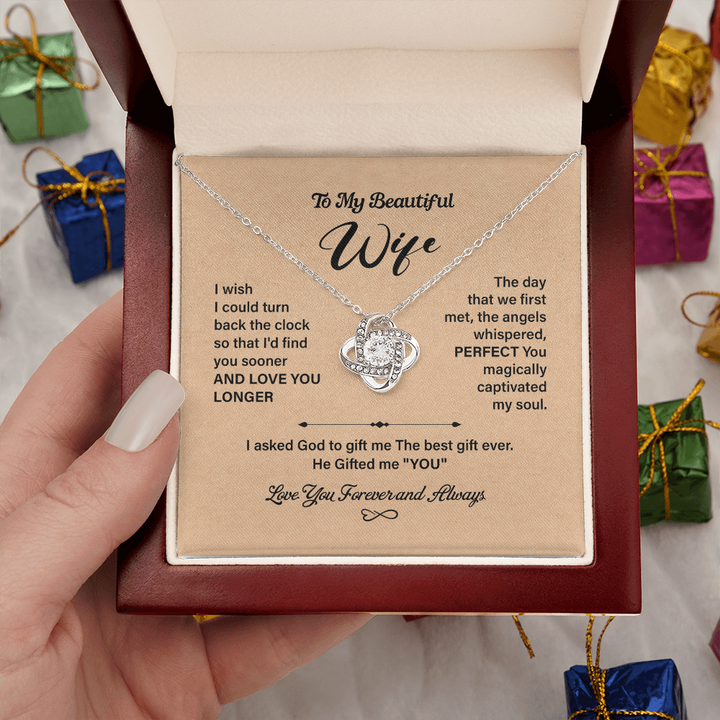 To My Beautiful Wife" letter with eternal love promise