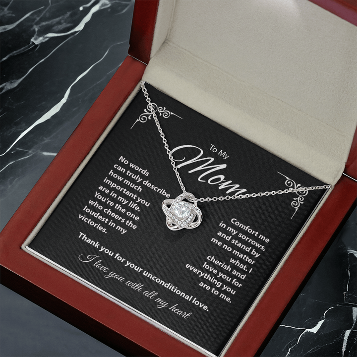 Unconditional love mom jewelry