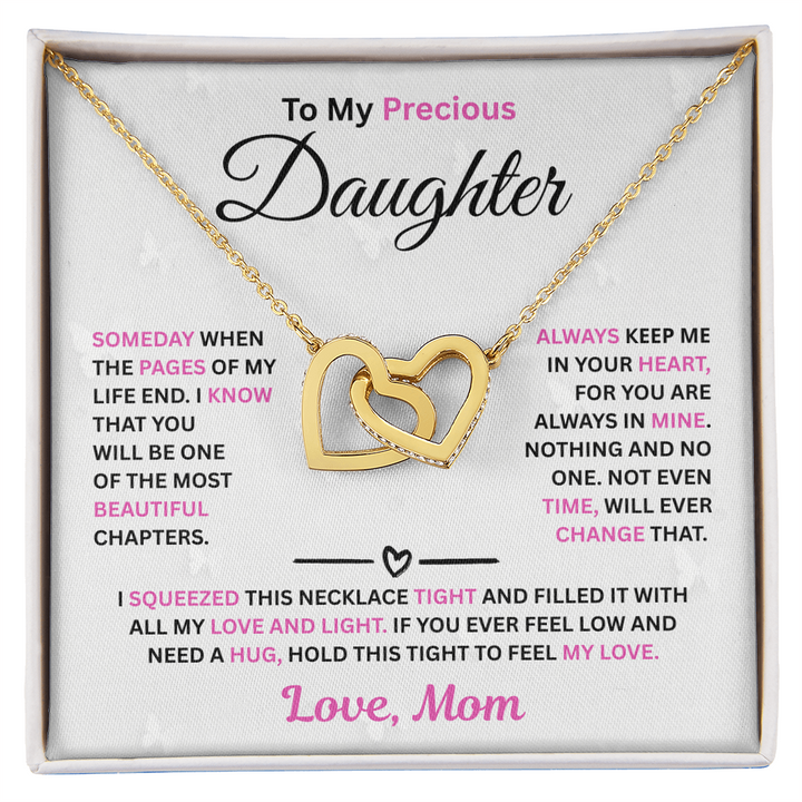 Daughter Silver Necklace with Pendant
