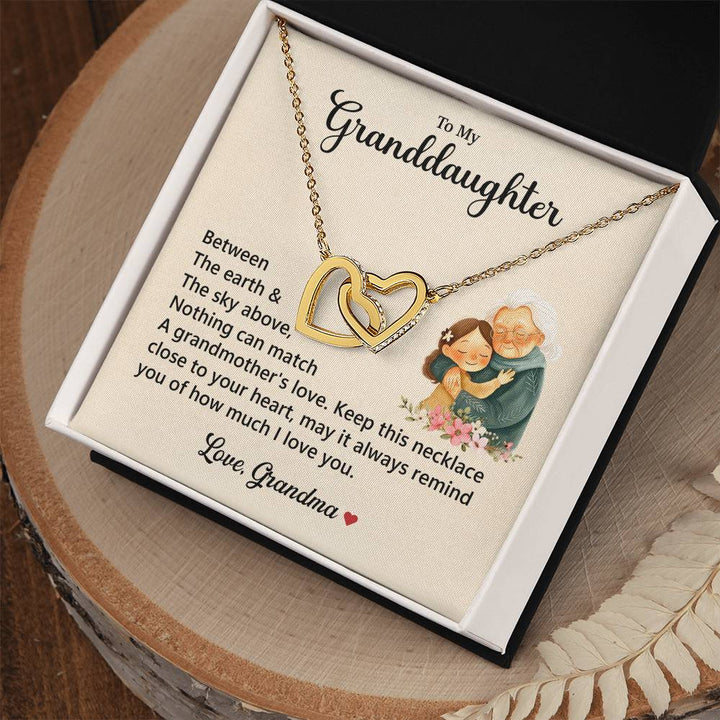 "Heart Necklace from Grandma with Message"

