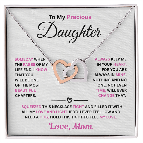 Daughter Silver Necklace with Pendant

