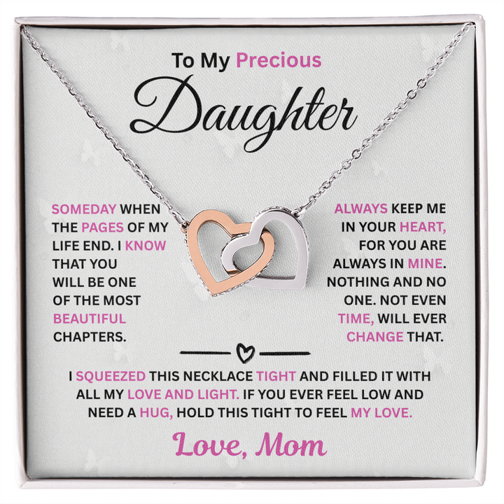 Daughter Silver Necklace with Pendant

