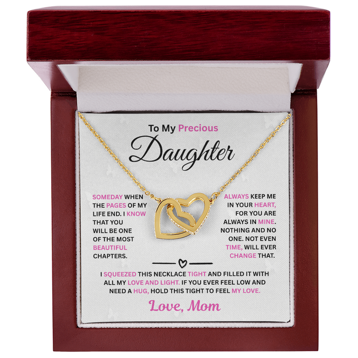 Daughter Silver Necklace with Pendant