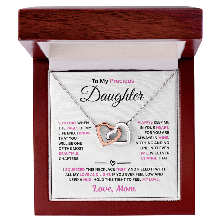 Daughter Silver Necklace with Pendant
