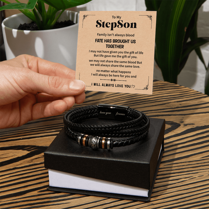 Heartfelt stepson adoption message