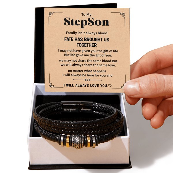 Heartfelt stepson adoption message