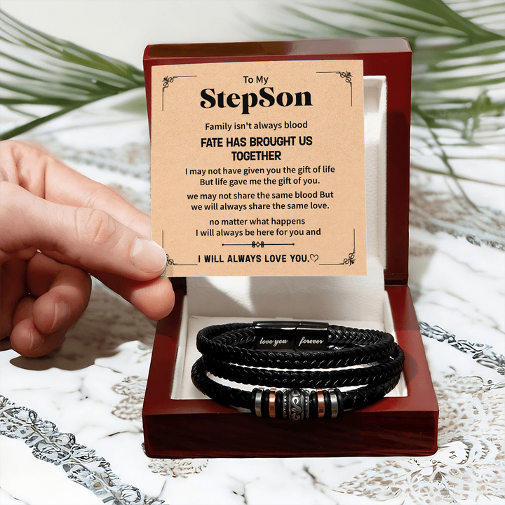 Stepfather's emotional note