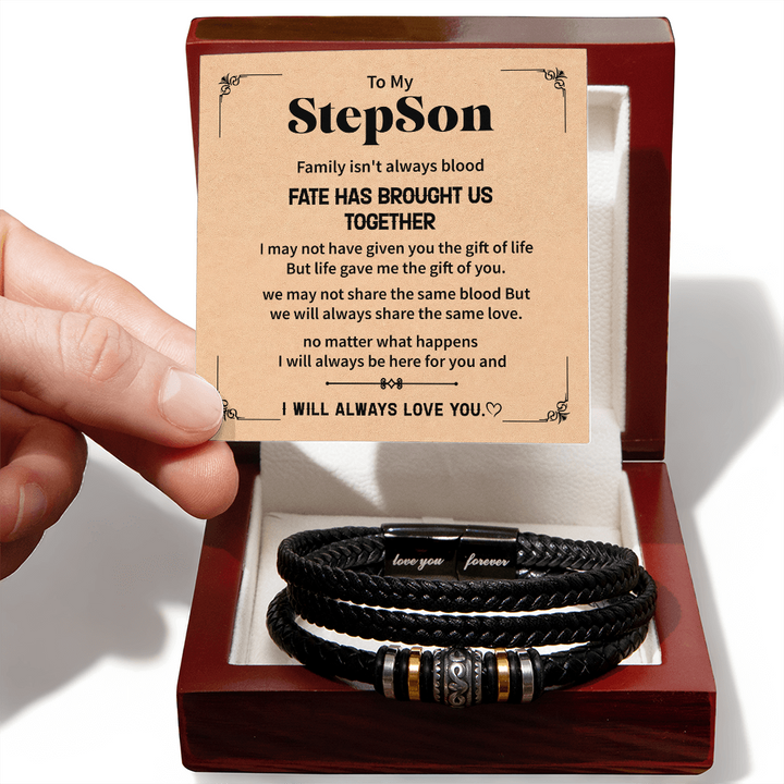 Stepfather's emotional note