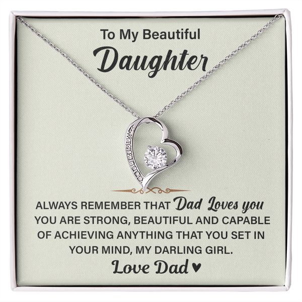 "To My Beautiful Daughter" gift.

