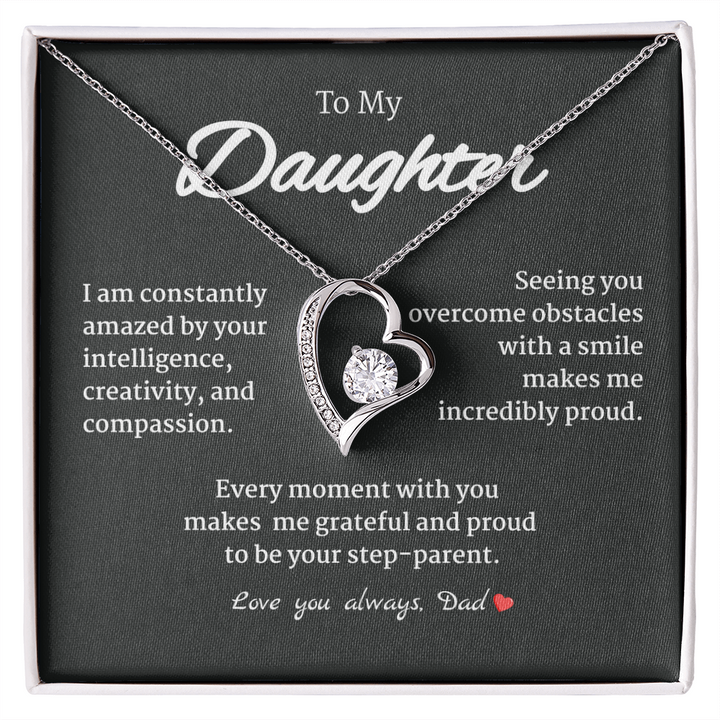 Grateful parent's message to child
