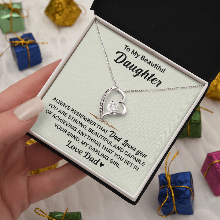 "To My Beautiful Daughter" gift.

