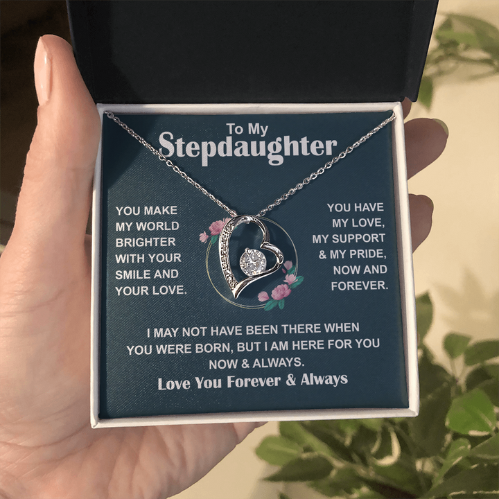 Jewelry box, stepdaughter present.