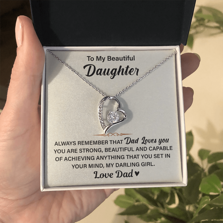 "To My Beautiful Daughter" gift.

