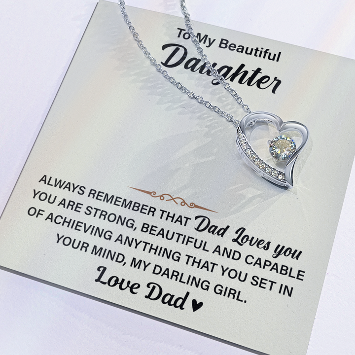 "To My Beautiful Daughter" gift.

