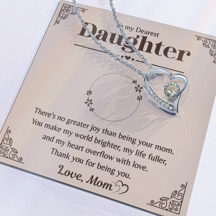 Touching note to daughter from mom