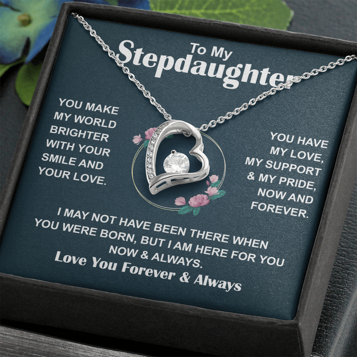 Jewelry box, stepdaughter present.