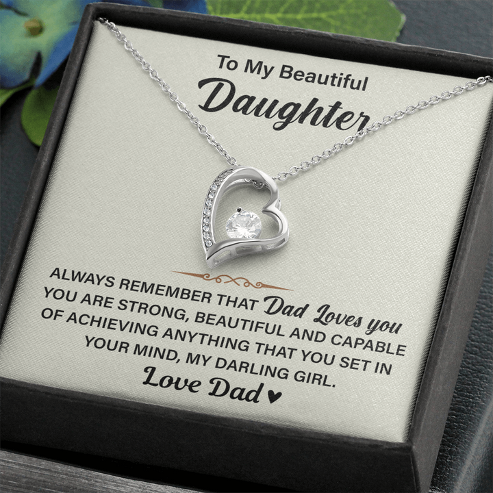 "To My Beautiful Daughter" gift.

