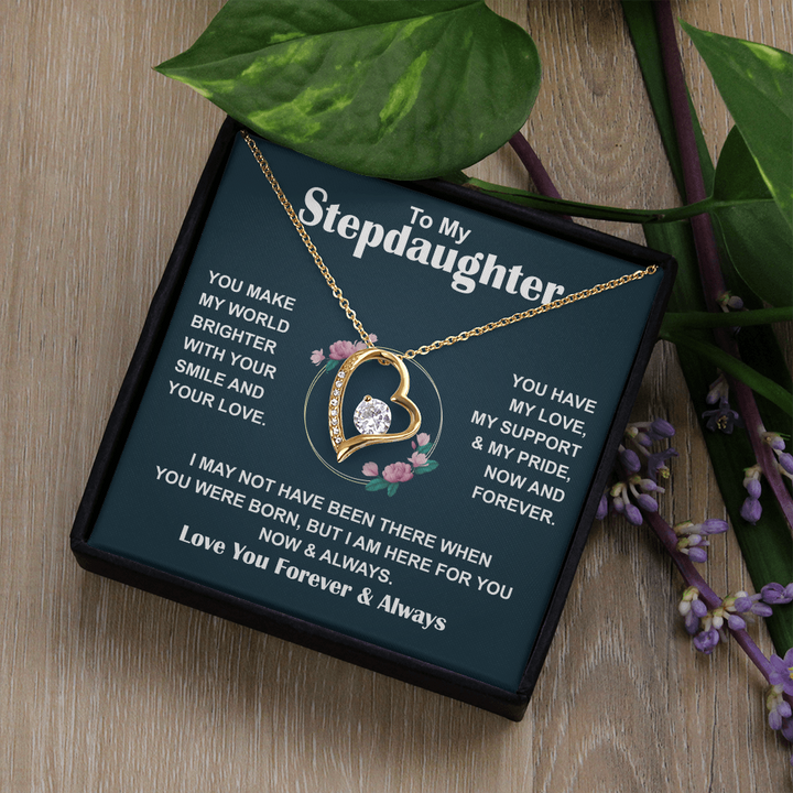 Jewelry box, stepdaughter present.