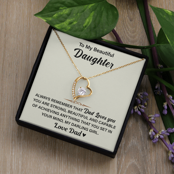 "To My Beautiful Daughter" gift.

