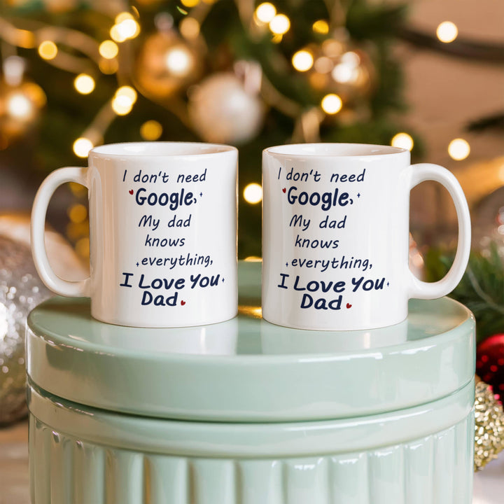 I love you Dad mug with cute message